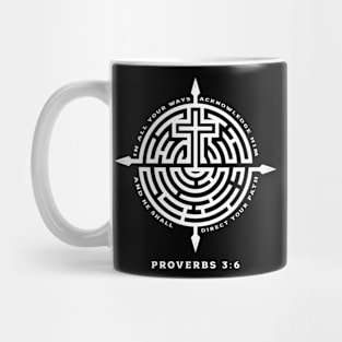 Proverbs 3:6 Acknowledge Him Mug